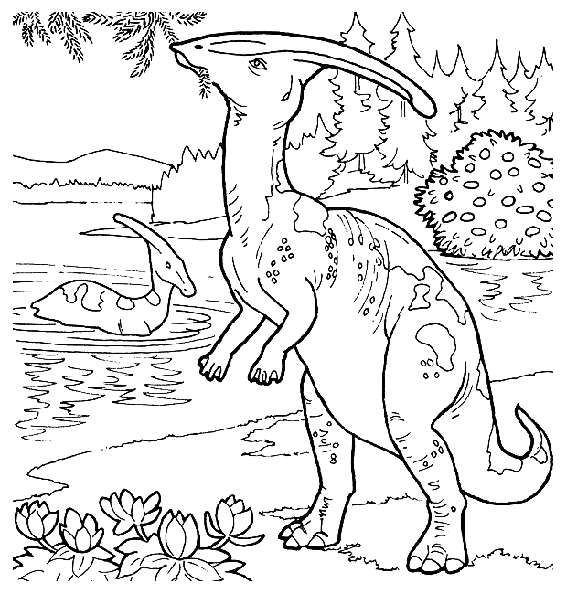 ぬりえページ: 恐竜 (動物) #5615 - 無料の印刷可能なぬりえページ