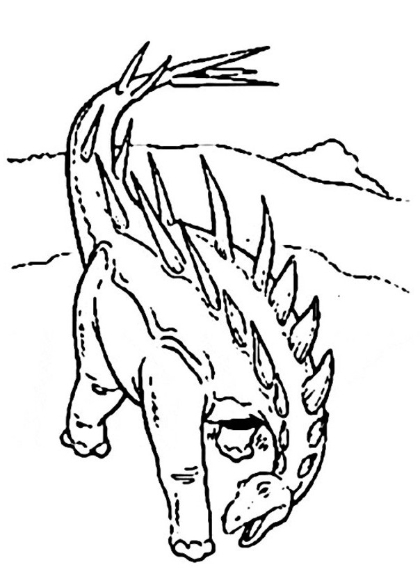 ぬりえページ: 恐竜 (動物) #5617 - 無料の印刷可能なぬりえページ