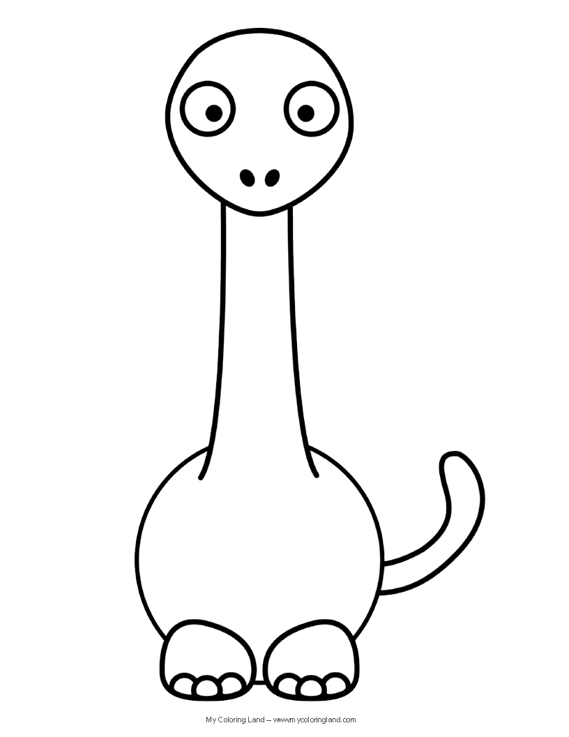 ぬりえページ: 恐竜 (動物) #5621 - 無料の印刷可能なぬりえページ