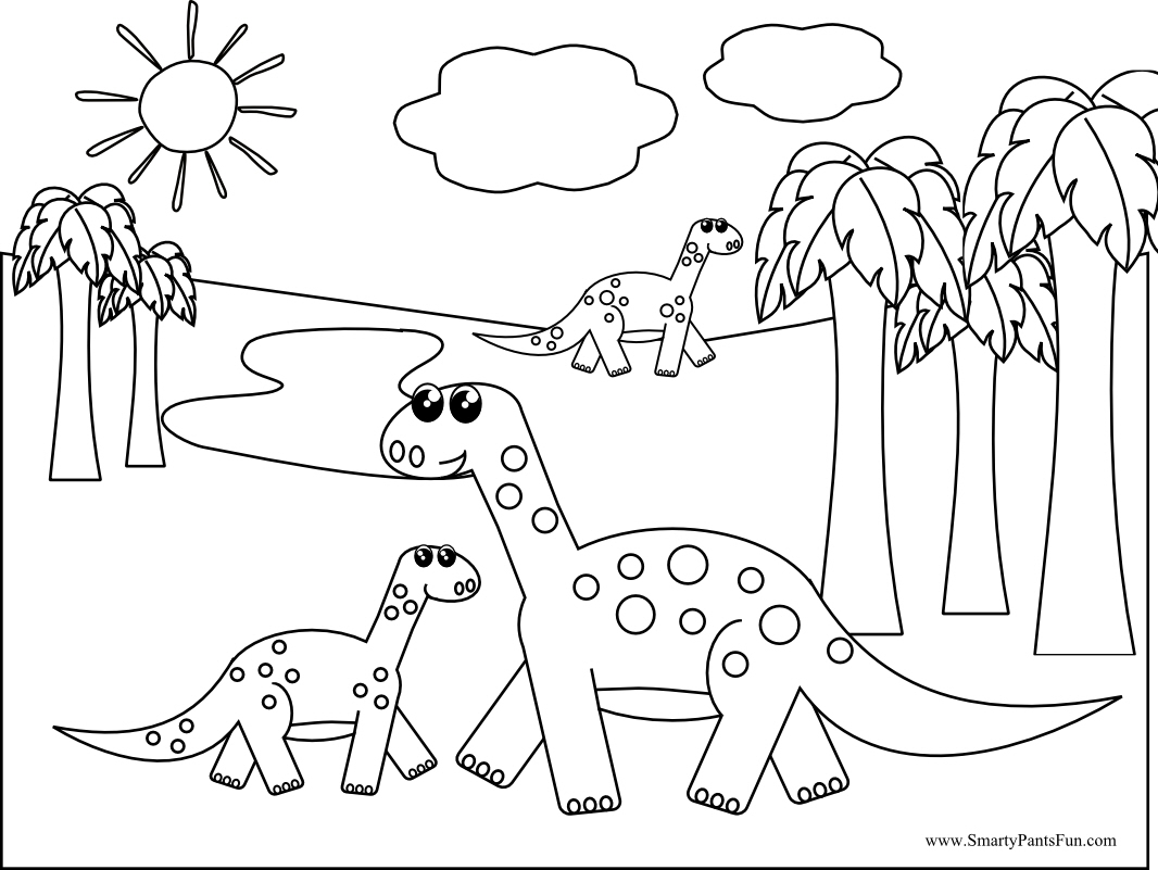 ぬりえページ: 恐竜 (動物) #5624 - 無料の印刷可能なぬりえページ