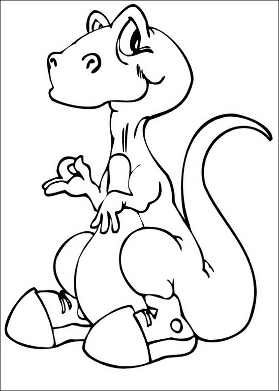 ぬりえページ: 恐竜 (動物) #5657 - 無料の印刷可能なぬりえページ