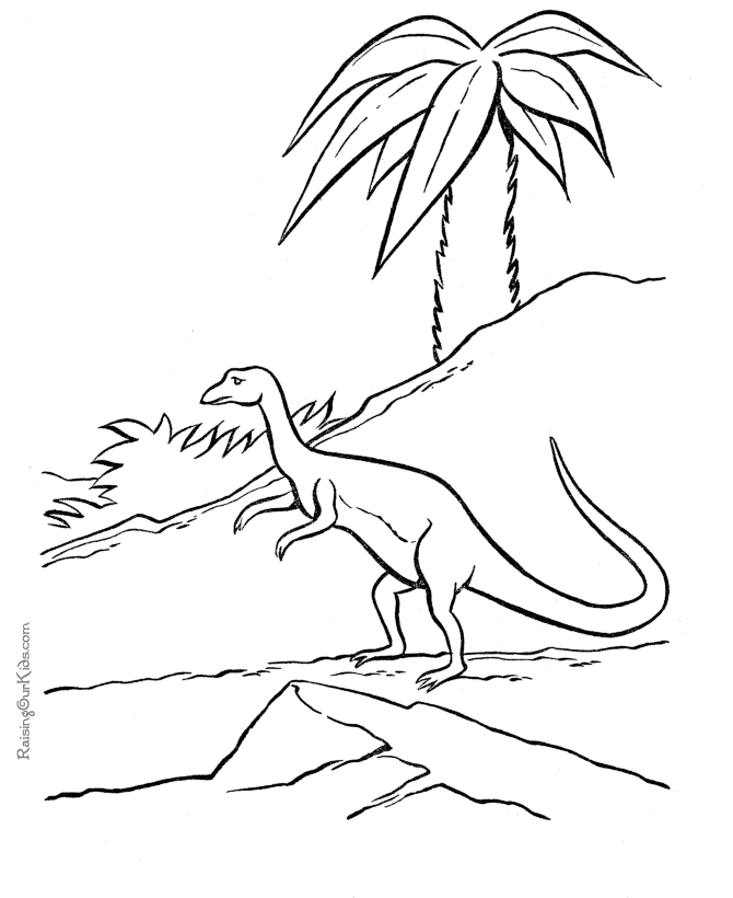 ぬりえページ: 恐竜 (動物) #5663 - 無料の印刷可能なぬりえページ