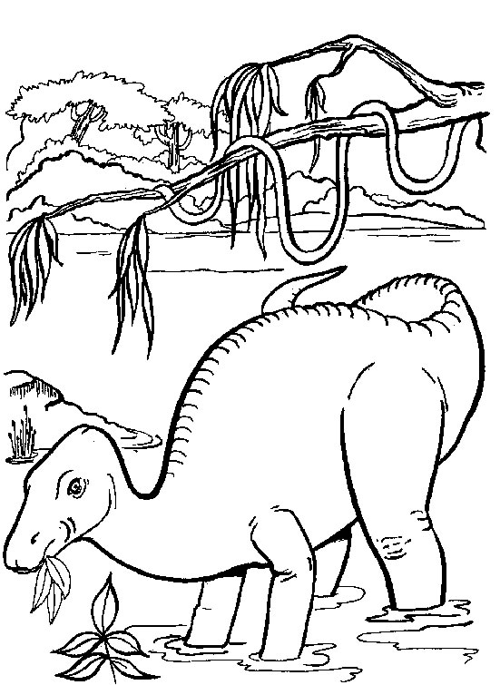 ぬりえページ: 恐竜 (動物) #5688 - 無料の印刷可能なぬりえページ