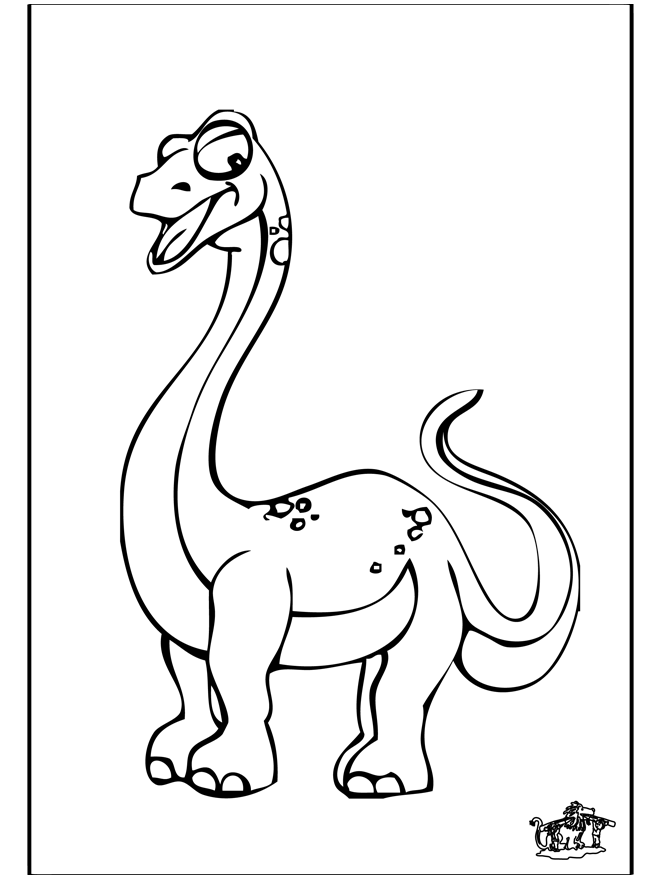 ぬりえページ: 恐竜 (動物) #5689 - 無料の印刷可能なぬりえページ