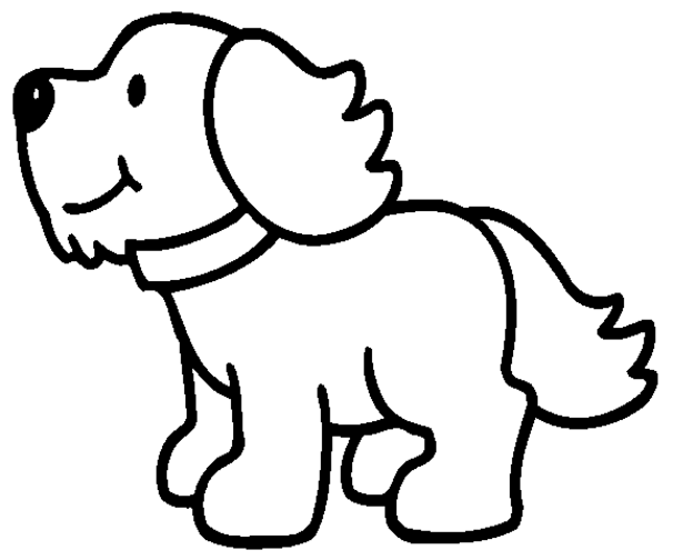 ぬりえページ: 犬 (動物) #13 - 無料の印刷可能なぬりえページ
