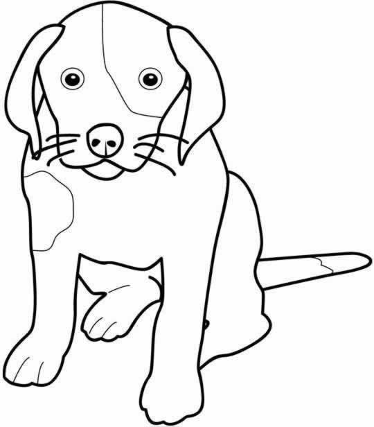 ぬりえページ: 犬 (動物) #3 - 無料の印刷可能なぬりえページ