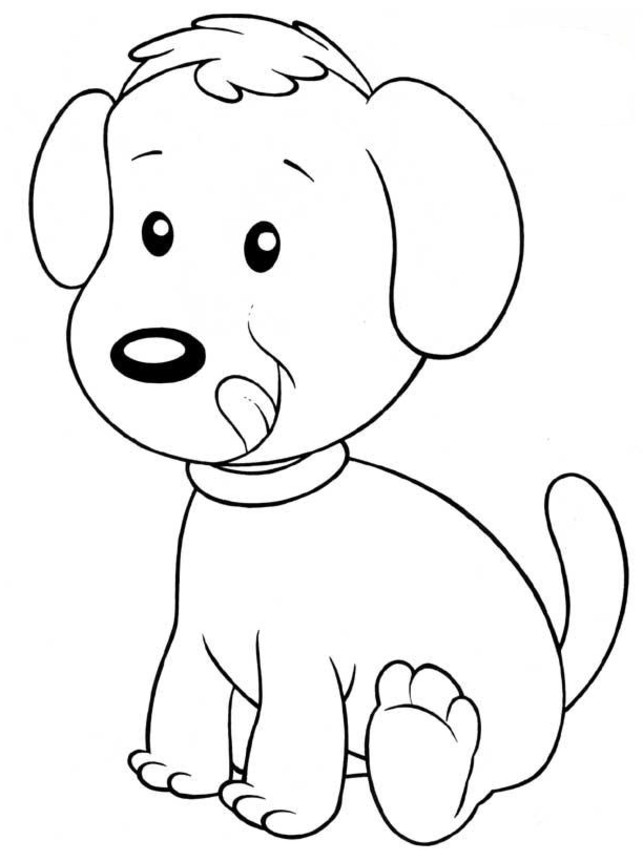 ぬりえページ: 犬 (動物) #3097 - 無料の印刷可能なぬりえページ
