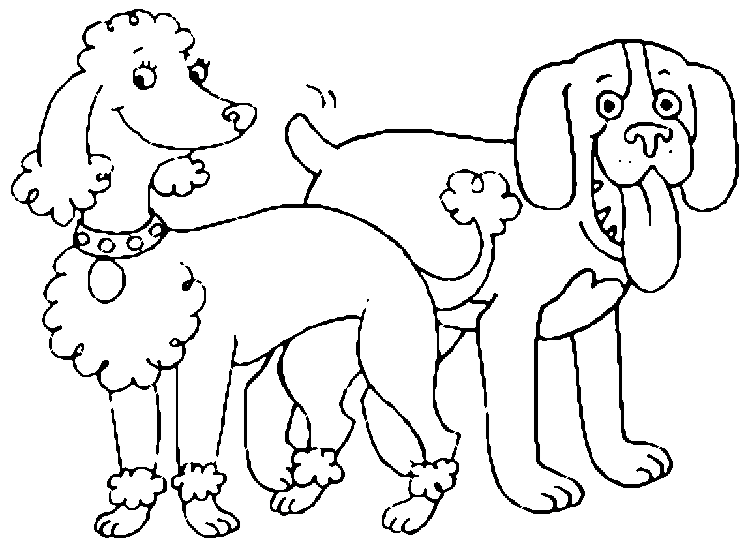 ぬりえページ: 犬 (動物) #3152 - 無料の印刷可能なぬりえページ