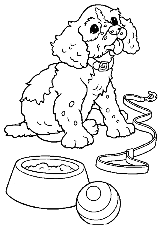 ぬりえページ: 犬 (動物) #32 - 無料の印刷可能なぬりえページ