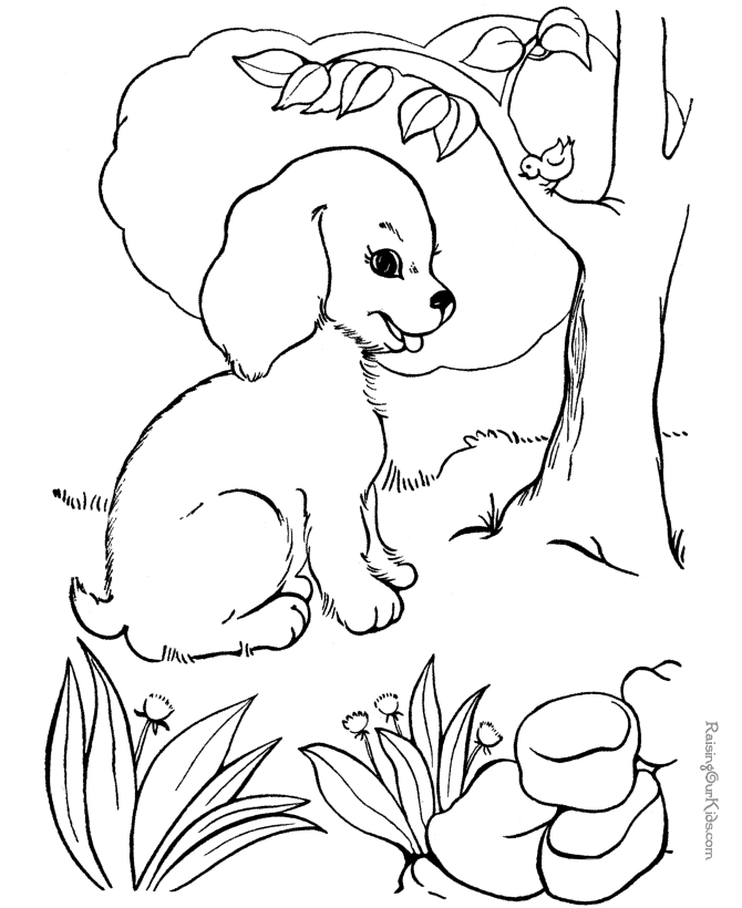 ぬりえページ: 犬 (動物) #39 - 無料の印刷可能なぬりえページ