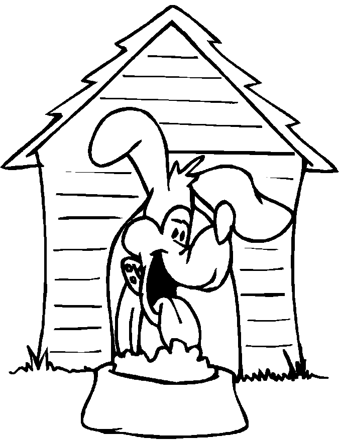 ぬりえページ: 犬 (動物) #47 - 無料の印刷可能なぬりえページ