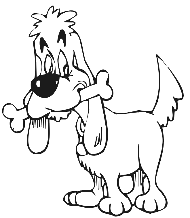 ぬりえページ: 犬 (動物) #52 - 無料の印刷可能なぬりえページ