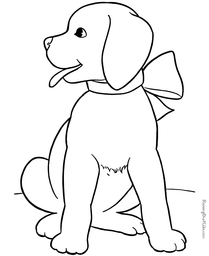 ぬりえページ: 犬 (動物) #57 - 無料の印刷可能なぬりえページ
