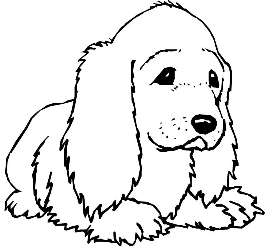 ぬりえページ: 犬 (動物) #6 - 無料の印刷可能なぬりえページ