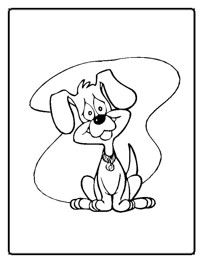 ぬりえページ: 犬 (動物) #63 - 無料の印刷可能なぬりえページ