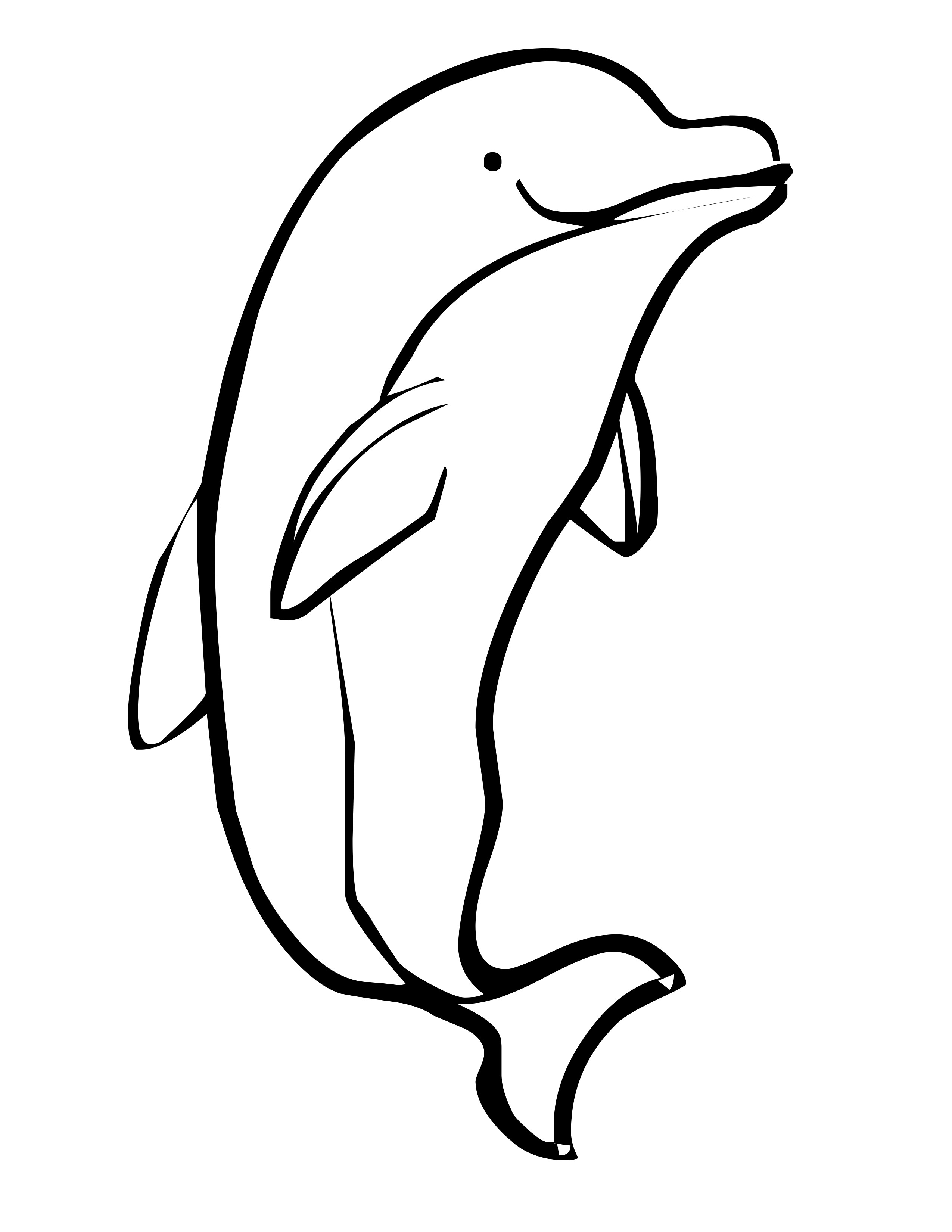 ぬりえページ: イルカ (動物) #5130 - 無料の印刷可能なぬりえページ