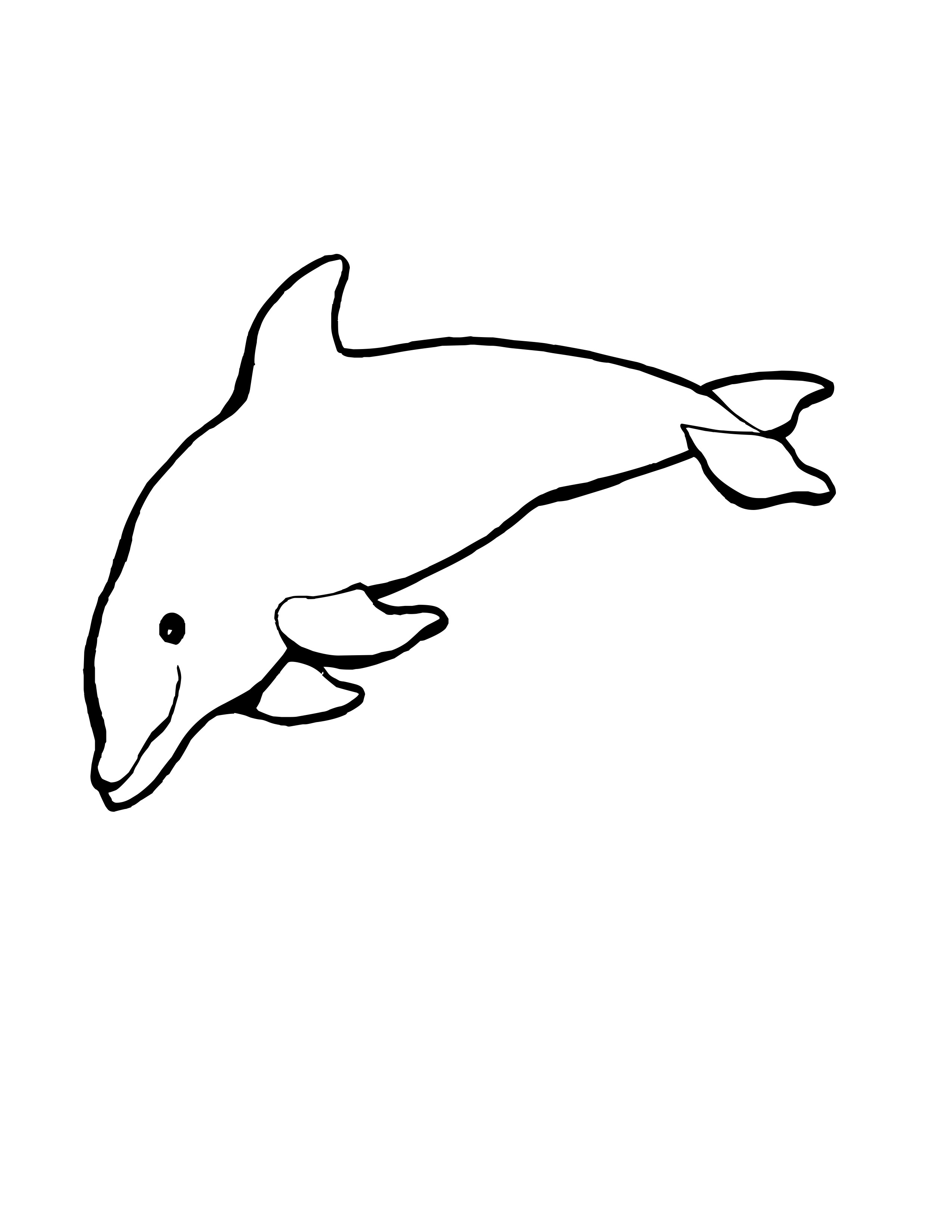 ぬりえページ: イルカ (動物) #5138 - 無料の印刷可能なぬりえページ