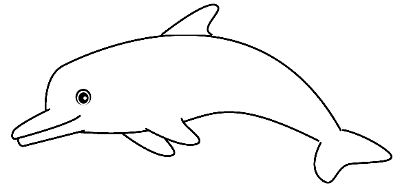 ぬりえページ: イルカ (動物) #5197 - 無料の印刷可能なぬりえページ