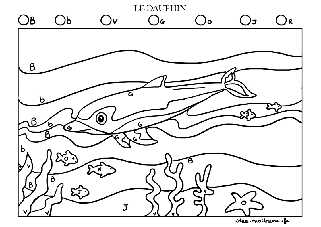 ぬりえページ: イルカ (動物) #5242 - 無料の印刷可能なぬりえページ