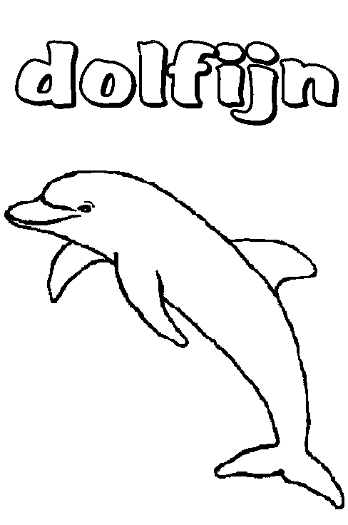 ぬりえページ: イルカ (動物) #5265 - 無料の印刷可能なぬりえページ