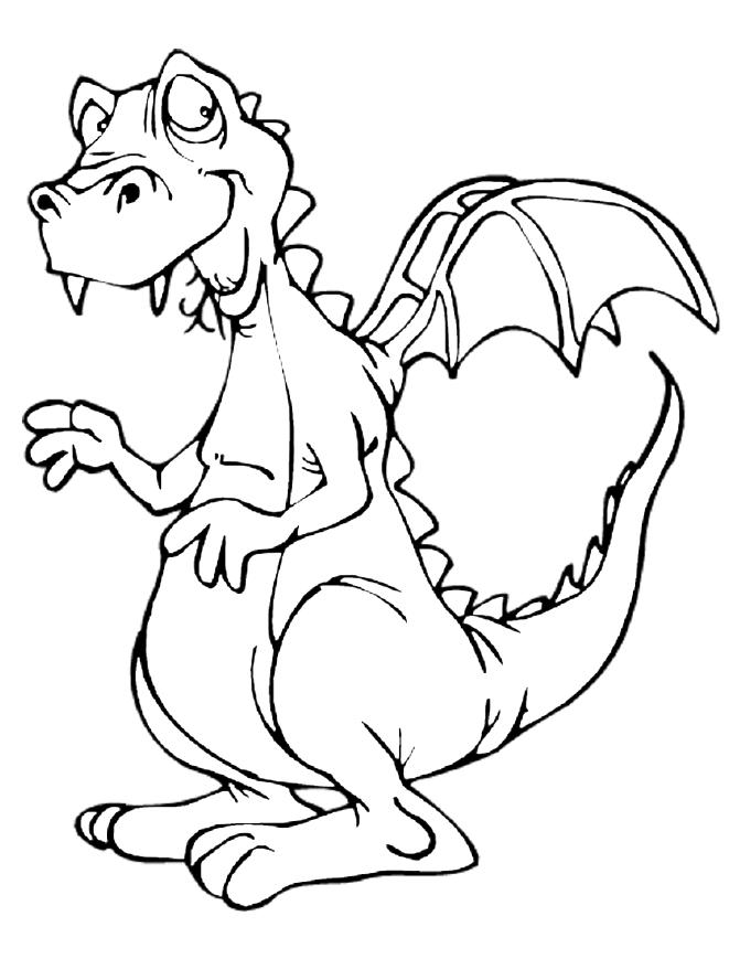 ぬりえページ: ドラゴン (動物) #5699 - 無料の印刷可能なぬりえページ