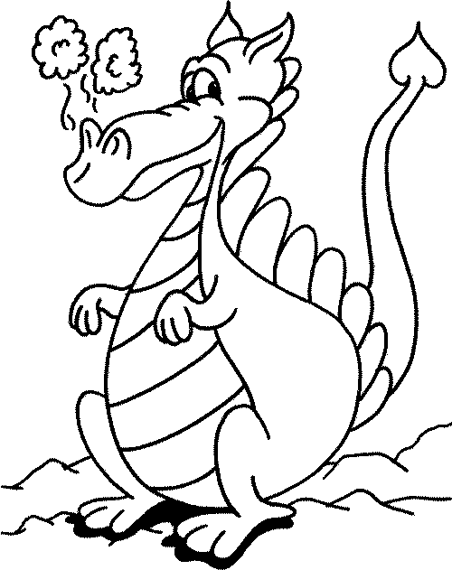 ぬりえページ: ドラゴン (動物) #5702 - 無料の印刷可能なぬりえページ
