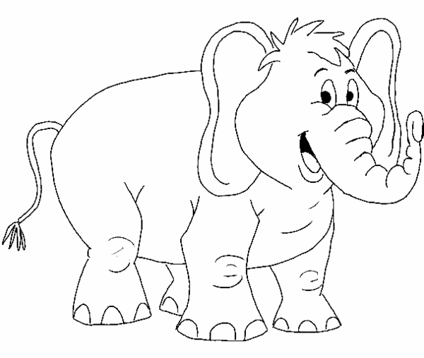 ぬりえページ: 象 (動物) #6304 - 無料の印刷可能なぬりえページ