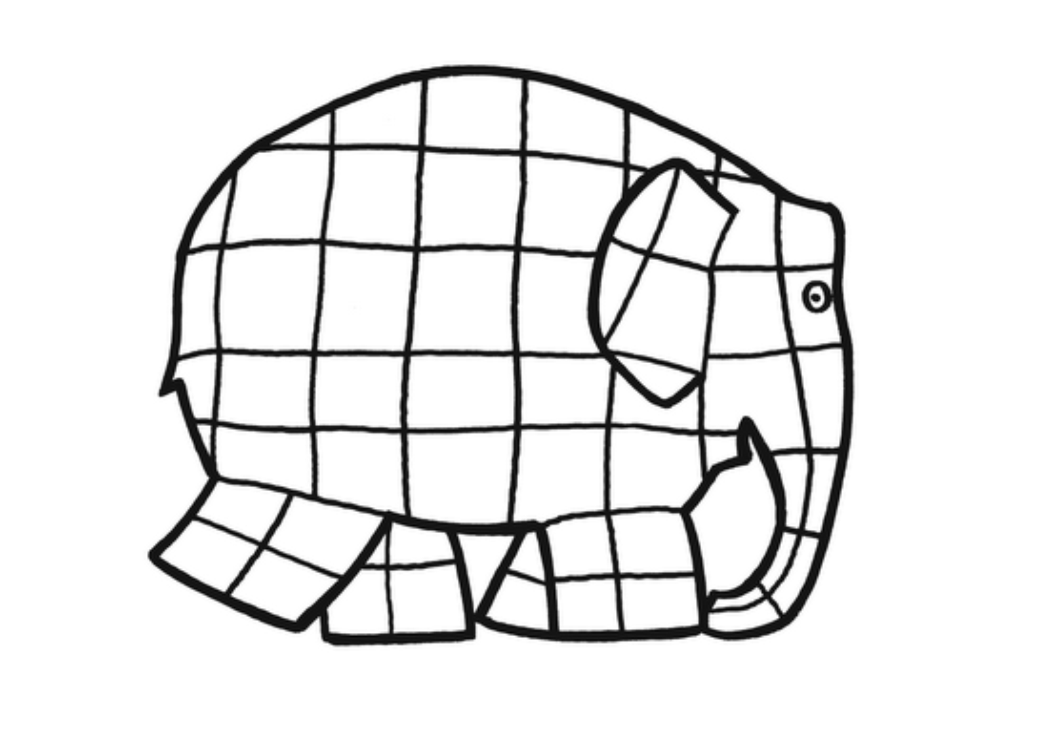 ぬりえページ: 象 (動物) #6315 - 無料の印刷可能なぬりえページ