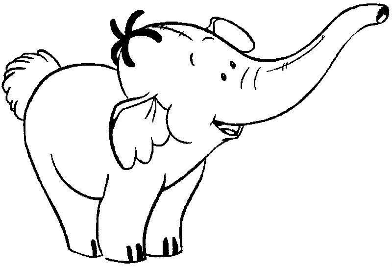 ぬりえページ: 象 (動物) #6319 - 無料の印刷可能なぬりえページ