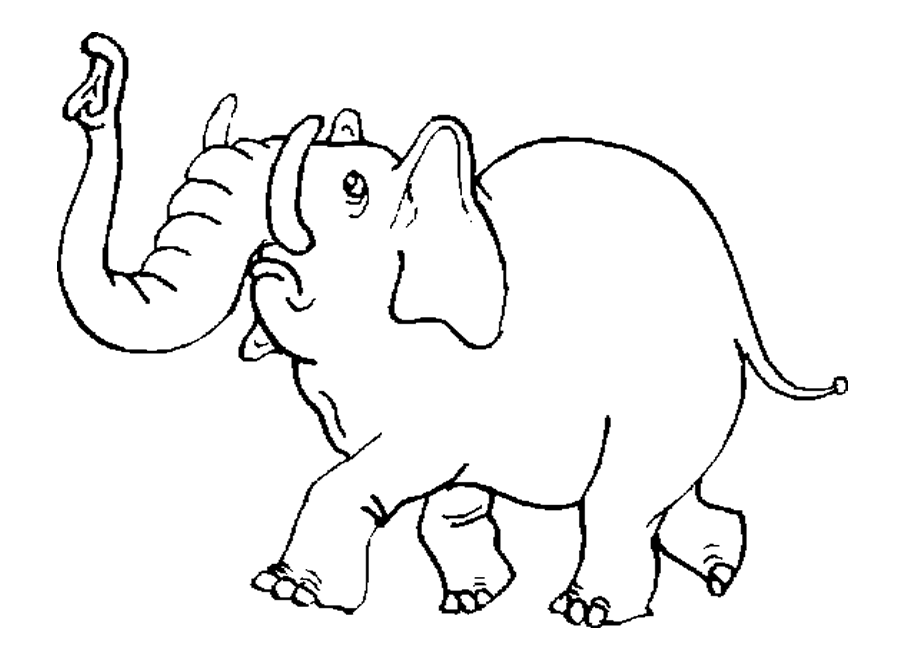 ぬりえページ: 象 (動物) #6356 - 無料の印刷可能なぬりえページ
