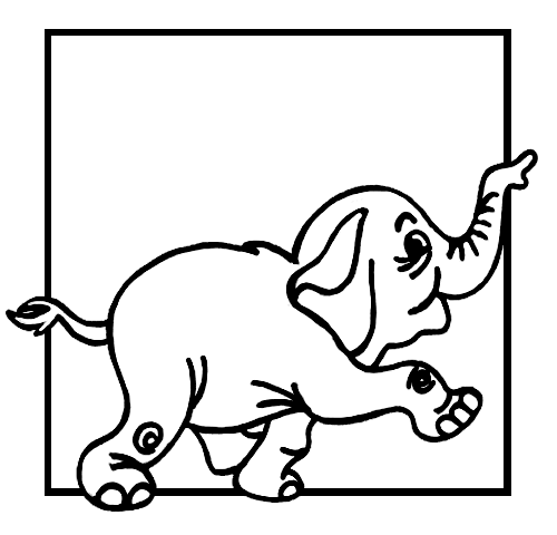 ぬりえページ: 象 (動物) #6358 - 無料の印刷可能なぬりえページ