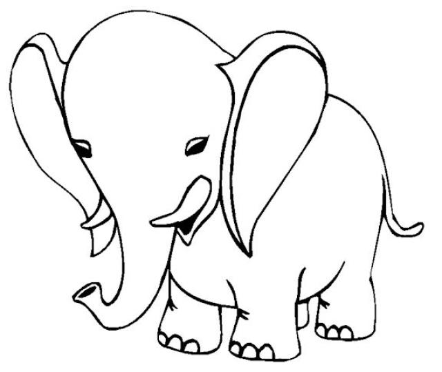 ぬりえページ: 象 (動物) #6367 - 無料の印刷可能なぬりえページ
