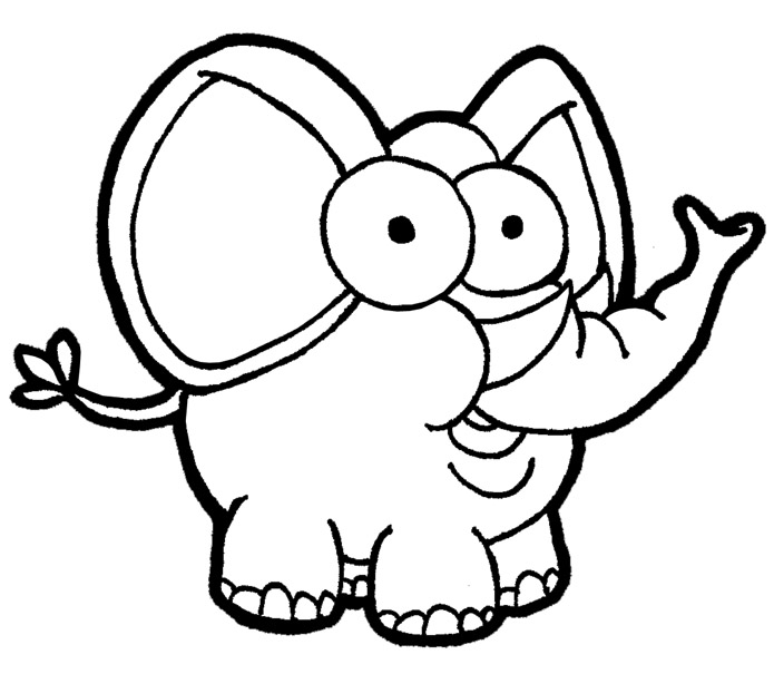 ぬりえページ: 象 (動物) #6372 - 無料の印刷可能なぬりえページ