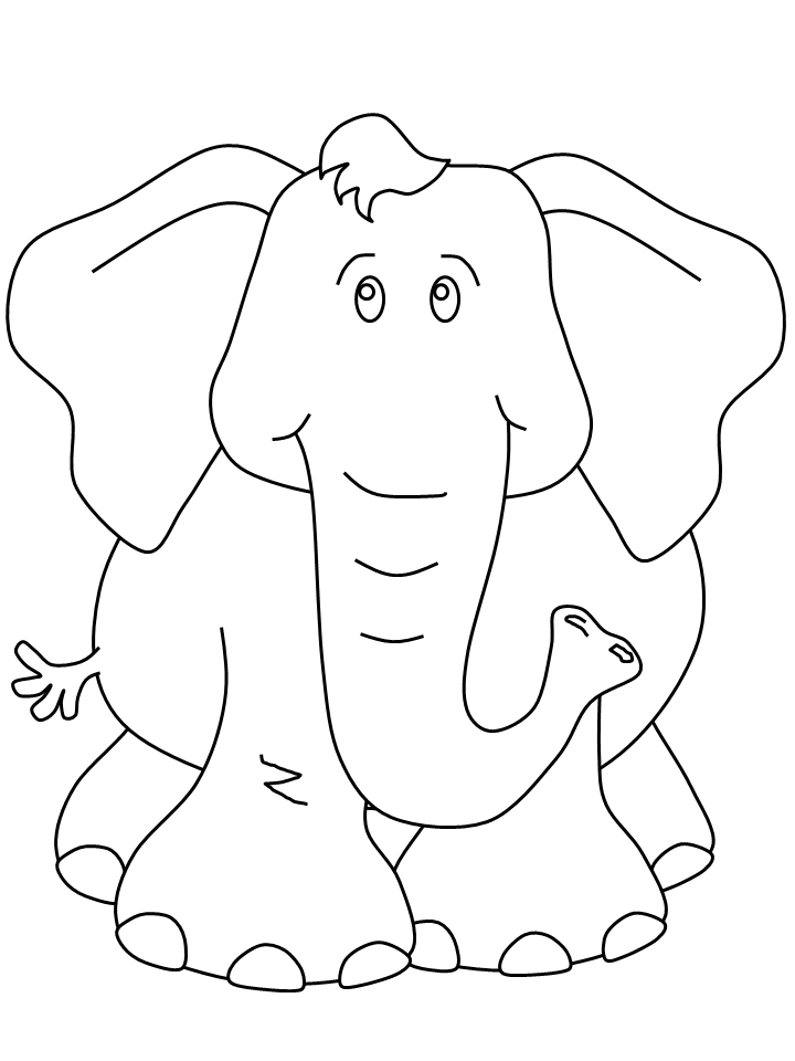 ぬりえページ: 象 (動物) #6385 - 無料の印刷可能なぬりえページ