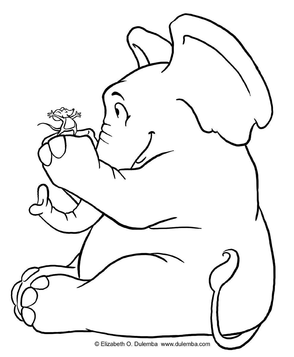 ぬりえページ: 象 (動物) #6407 - 無料の印刷可能なぬりえページ