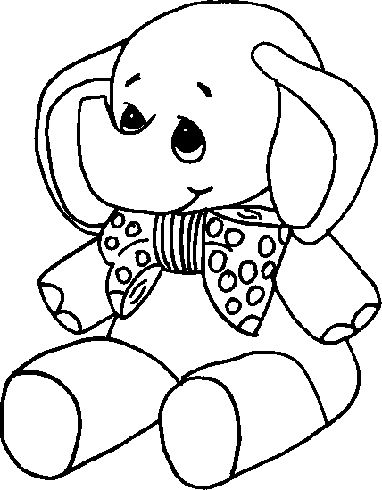 ぬりえページ: 象 (動物) #6416 - 無料の印刷可能なぬりえページ