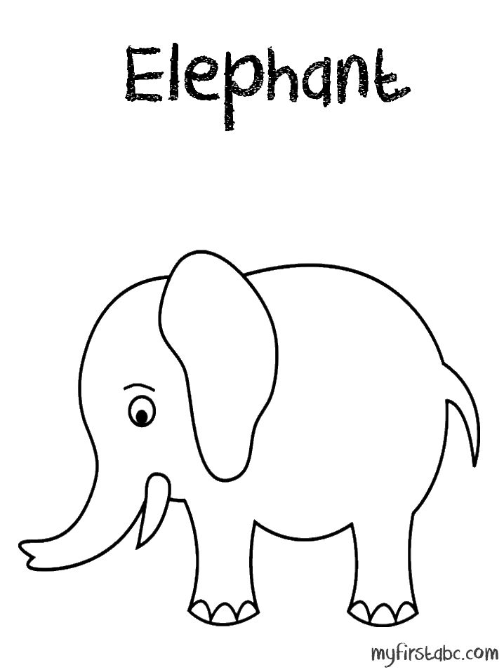 ぬりえページ: 象 (動物) #6464 - 無料の印刷可能なぬりえページ
