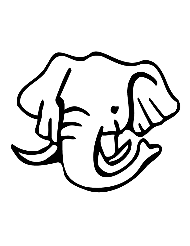 ぬりえページ: 象 (動物) #6468 - 無料の印刷可能なぬりえページ