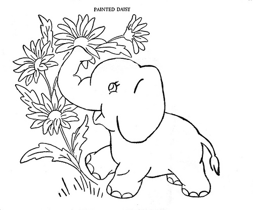 ぬりえページ: 象 (動物) #6490 - 無料の印刷可能なぬりえページ