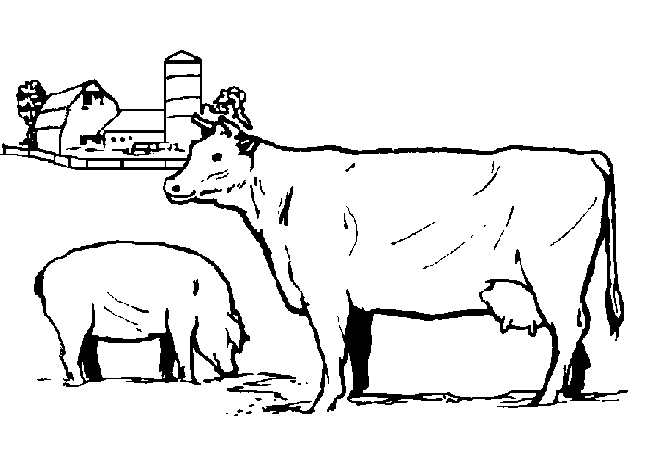 ぬりえページ: 農場の動物 (動物) #21398 - 無料の印刷可能なぬりえページ