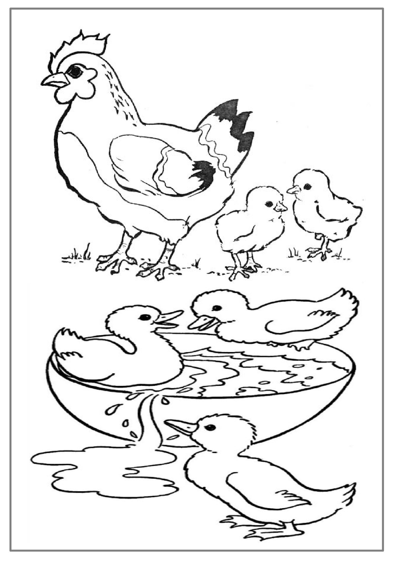 ぬりえページ: 農場の動物 (動物) #21440 - 無料の印刷可能なぬりえページ