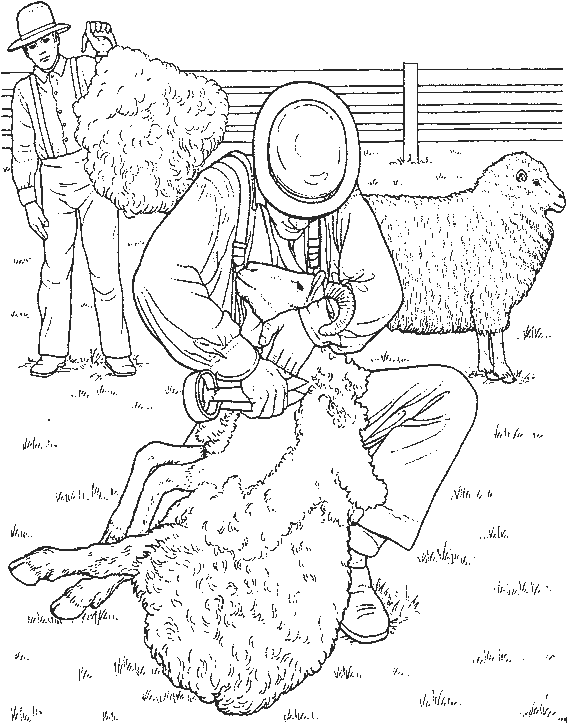ぬりえページ: 農場の動物 (動物) #21602 - 無料の印刷可能なぬりえページ