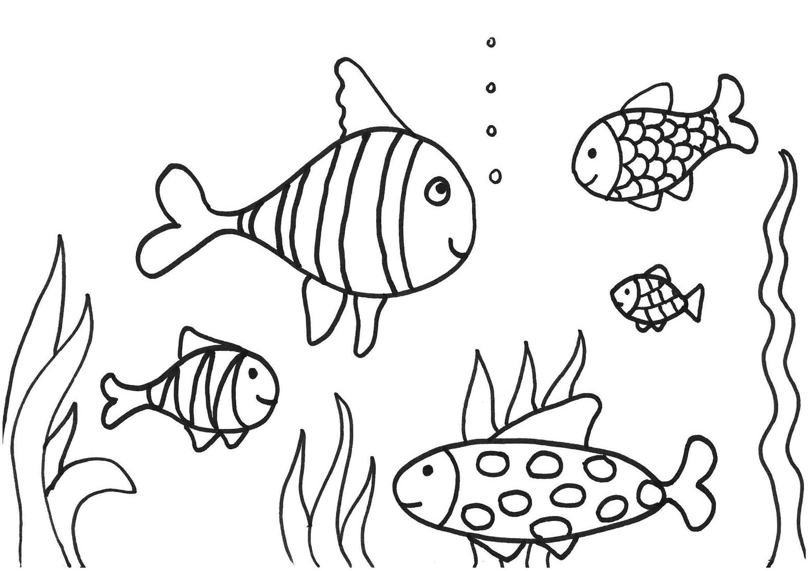ぬりえページ: 魚 (動物) #17061 - 無料の印刷可能なぬりえページ