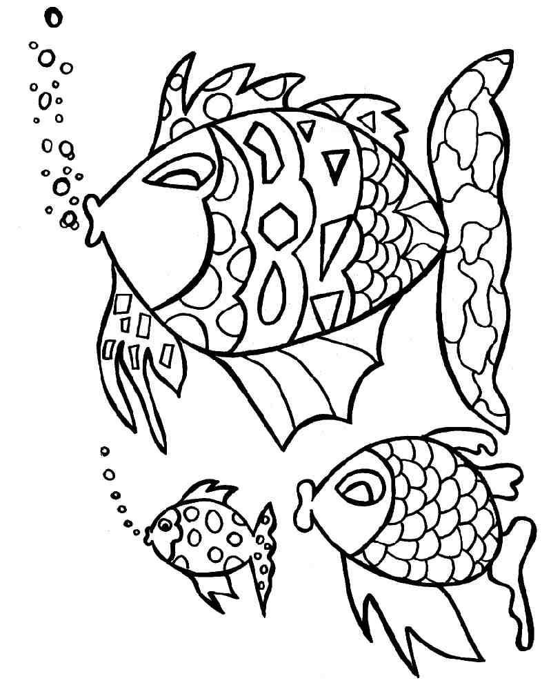 ぬりえページ: 魚 (動物) #17077 - 無料の印刷可能なぬりえページ