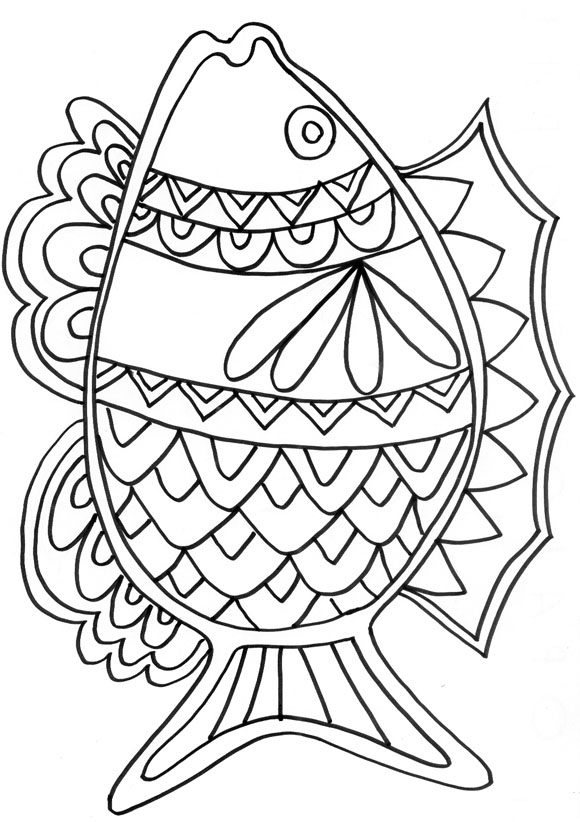 ぬりえページ: 魚 (動物) #17144 - 無料の印刷可能なぬりえページ