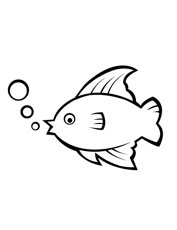 ぬりえページ: 魚 (動物) #17198 - 無料の印刷可能なぬりえページ