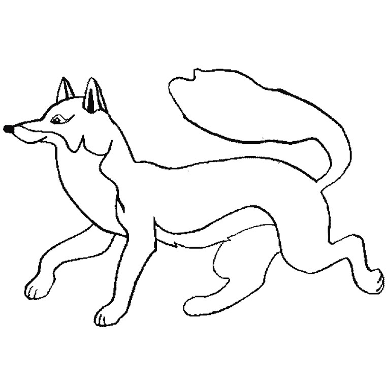 ぬりえページ: 狐 (動物) #14962 - 無料の印刷可能なぬりえページ
