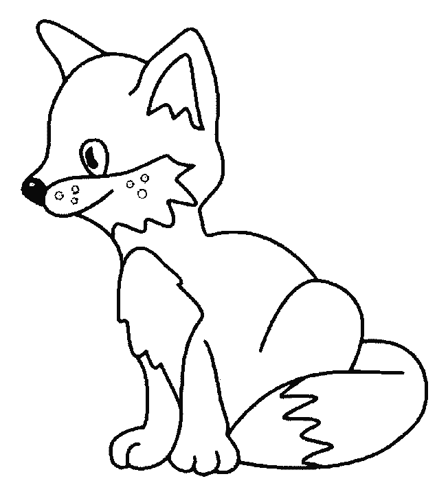 ぬりえページ: 狐 (動物) #14964 - 無料の印刷可能なぬりえページ