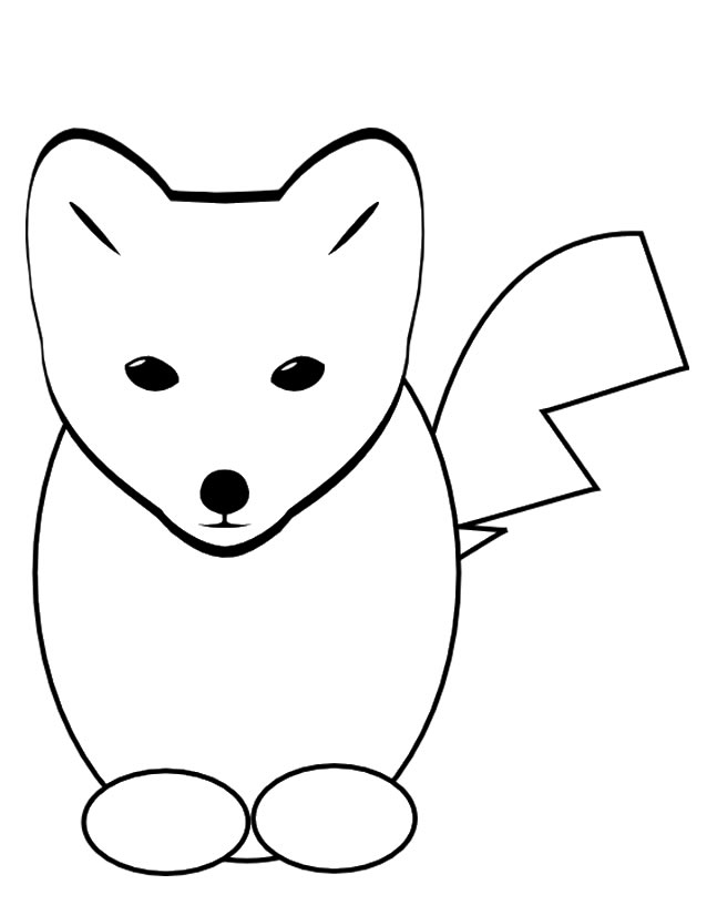 ぬりえページ: 狐 (動物) #14982 - 無料の印刷可能なぬりえページ