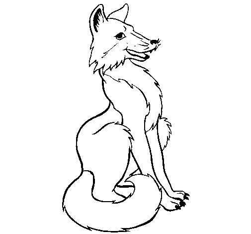 ぬりえページ: 狐 (動物) #14994 - 無料の印刷可能なぬりえページ